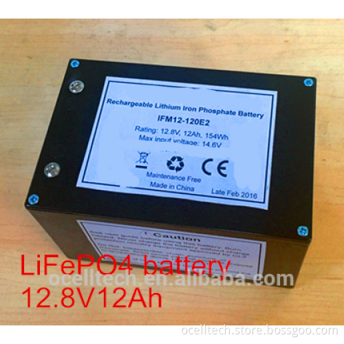 LiFePO4 battery 12V12Ah with SLA casing for solar light